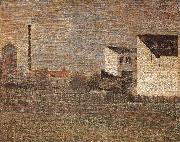 Georges Seurat Suburb oil on canvas